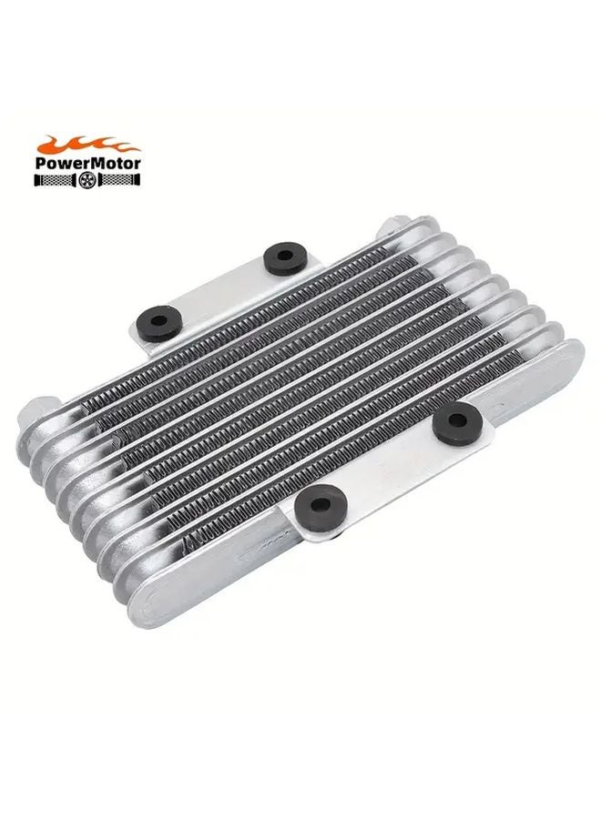 M12 Motorcycle Oil Cooler 75Mm Height 4.23Oz Radiator For 125CC 250CC Dirt Bikes ATVs - Image 1